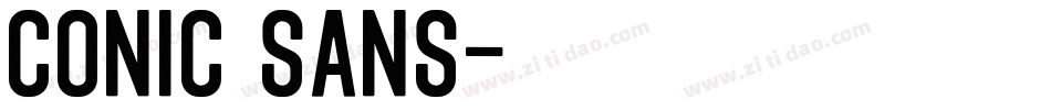 Conic sans字体转换